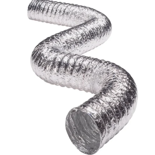 Deflect-O Supurr-Flex 300 in. L X 4 in. D Silver Aluminum Dryer Transition Duct