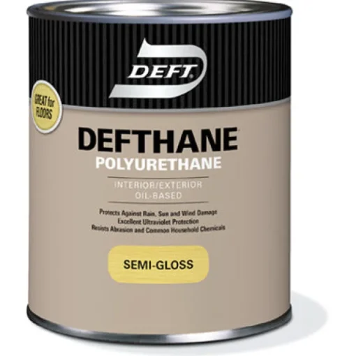 Deft Defthane Semi-Gloss Clear Polyurethane 1 qt. (Pack of 4)
