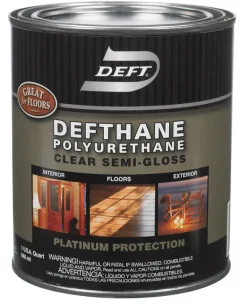 Deft Defthane Semi-Gloss Clear Polyurethane 1 qt. (Pack of 4)