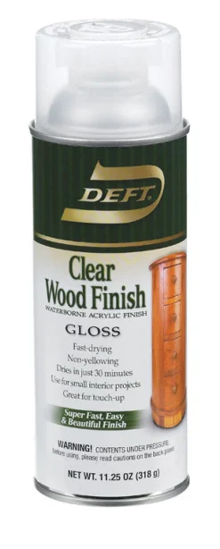 Deft Gloss Clear Water-Based Acrylic Finish and Sealer 11.5 oz. (Pack of 6)