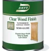 Deft Semi-Gloss Clear Water-Based Acrylic Finish and Sealer 1 qt. (Pack of 4)