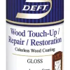 Deft Wood Touch-Up / Repair / Restoration Gloss Clear Water-Based Acrylic Finish and Sealer 11.5 oz. (Pack of 6)