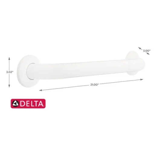Delta 18 in. L ADA Compliant Stainless Steel Grab Bar