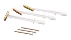 Delta 1 in. L Plastic Grab Bar Anchor