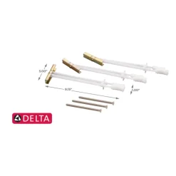 Delta 1 in. L Plastic Grab Bar Anchor