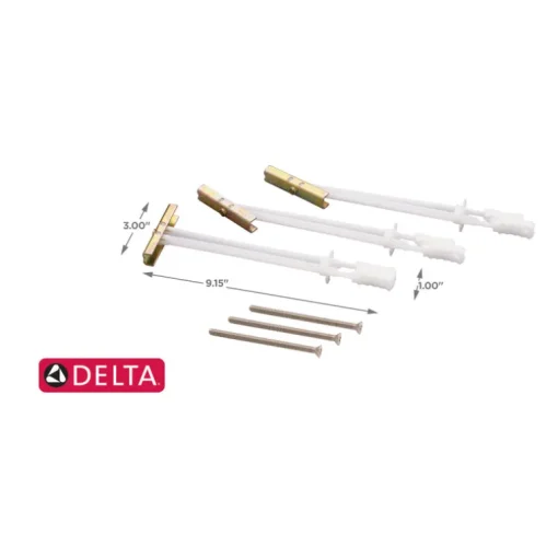 Delta 1 in. L Plastic Grab Bar Anchor