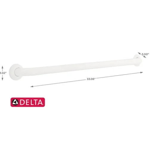 Delta 5600 Series 33.06 in. L ADA Compliant Stainless Steel Grab Bar