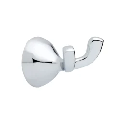 Delta Foundations Die-Cast Zinc Chrome Robe Hook 2.68 L x 5.39 H x 3.78 W in.