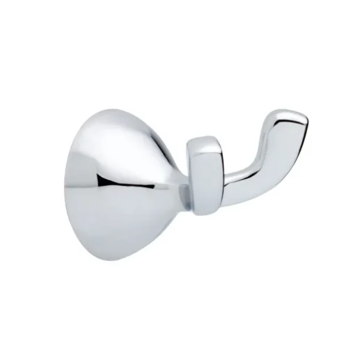 Delta Foundations Die-Cast Zinc Chrome Robe Hook 2.68 L x 5.39 H x 3.78 W in.