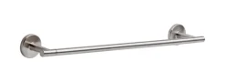 Delta Lyndall Satin Nickel Towel Bar 18 in. L Die Cast Zinc