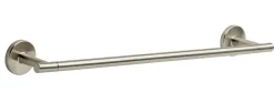 Delta Lyndall Satin Nickel Towel Bar 18 in. L Die Cast Zinc