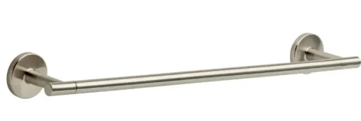 Delta Lyndall Satin Nickel Towel Bar 18 in. L Die Cast Zinc