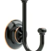 Delta Porter 7 in. H X 5.2 in. W X 3.1 in. L Oil-Rubbed Bronze Robe Hook