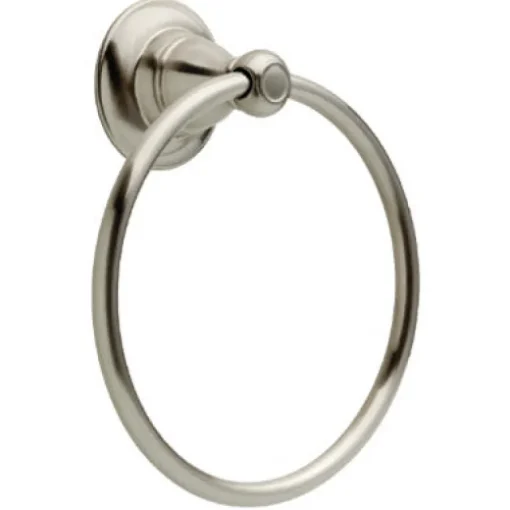 Delta Porter Brushed Nickel Towel Ring Die Cast Zinc