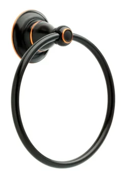 Delta Porter Oil Rubbed Bronze Towel Ring Die Cast Zinc