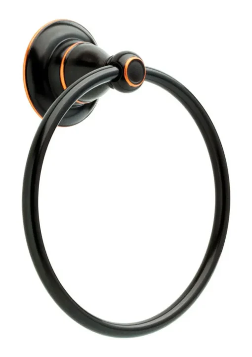 Delta Porter Oil Rubbed Bronze Towel Ring Die Cast Zinc