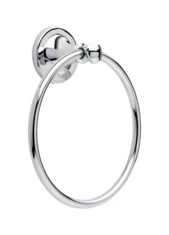 Delta Silverton Polish Chrome Towel Ring Die Cast Zinc