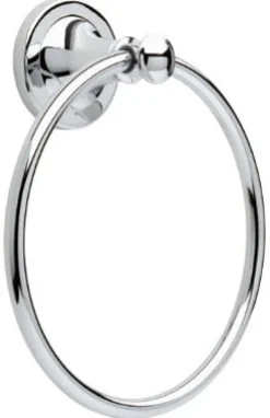 Delta Silverton Polish Chrome Towel Ring Die Cast Zinc