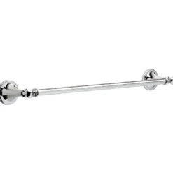 Delta Silverton Polished Chrome Towel Bar 18 in. L Die Cast Zinc