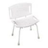 Delta White Plastic Tub & Shower Chair 11 L x 28-3/4 H x 19 W in.