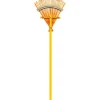 Deluxe Bamboo Rake, Flexible Tines, 10-In.