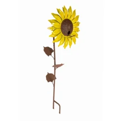 Desert Steel Sunflower Wild Bird 16 oz. Steel Decorative Bird Feeder 1 ports