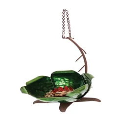 Desert Steel Tulip Songbird 1-1/2 lb. capacity Steel Bird Feeder 1 ports (Pack of 2)