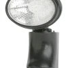 Designers Edge Motion-Sensing Solar Powered LED Black Floodlight