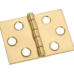 DESK HINGE BRASS 2"L 1PK