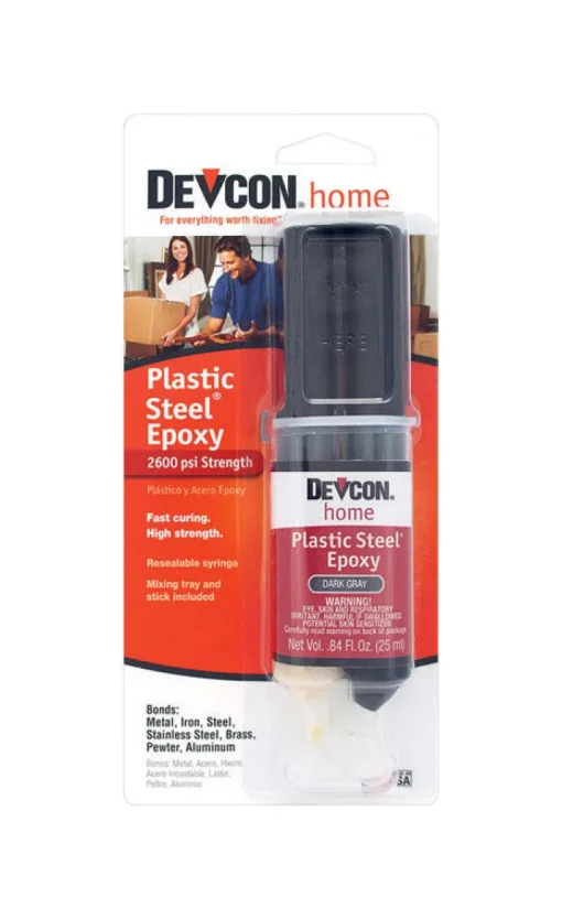 Devcon High Strength Dark Gray Plastic Adhesive 0.84 oz