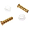 Dial 1/4 in. H Orange Brass Delrin Sleeve and Poly Tube Brass Insert