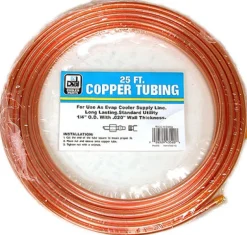 Dial 1/4 in. H Orange Copper Copper Tube
