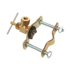 Dial 1/4 in. H Orange Steel Saddle Valve