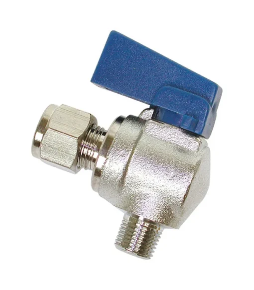 Dial 1 in. H X 2-3/4 in. W Black Stainless Steel Ball Valve