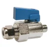 Dial 1/4 in. H X 1/8 in. W Stainless Steel Ball Valve