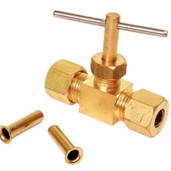 Dial Manufacturing 9406 1/4 Cc X 1/4 Cc Straight Needle Valve (Pack Of 10)