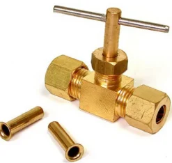 Dial Manufacturing 9406 1/4 Cc X 1/4 Cc Straight Needle Valve (Pack Of 10)
