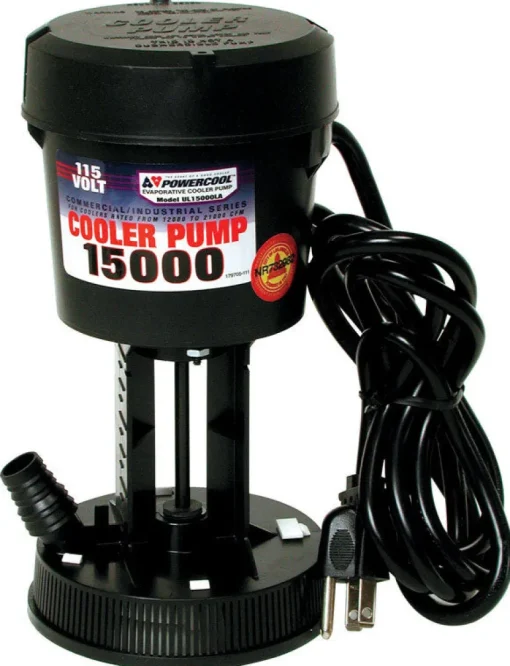 Dial Powercool 8-1/2 in. H X 4-1/2 in. W Black Plastic Evaporative Cooler Pump