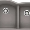 Diamond 1-3/4 Bowl - Metallic Gray