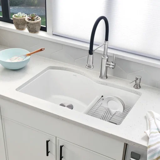 Diamond 1-3/4 Low Divide - White