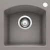 Diamond Bar Sink Dual Mount - Metallic Gray