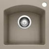 Diamond Bar Sink Dual Mount - Truffle