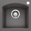Diamond Bar Sink Dual Mount - Cinder
