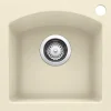 Diamond Bar Sink Dual Mount - Biscuit