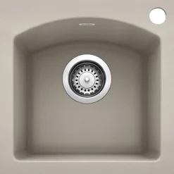 Diamond Bar Sink Dual Mount - Concrete Gray
