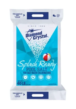 Diamond Crystal Splash Ready Granule Pool Salt 40 lb