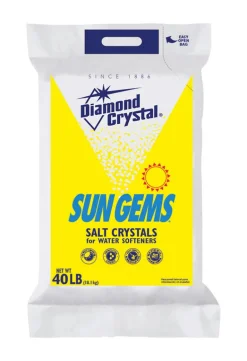 Diamond Crystal Sun Gems Water Softener Salt Crystal 40 lb