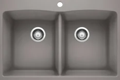 Diamond Equal Double Dual Mount - Metallic Gray