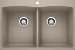 Diamond Equal Double Dual Mount - Truffle