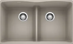 Diamond Equal Double Low Divide - Concrete Gray